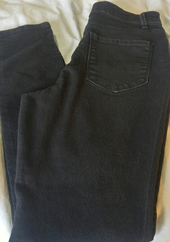 Forever 21 black plain pocket skinny jeans